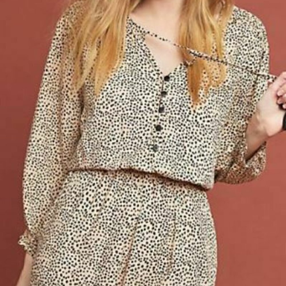 Anthropologie Beachgold Chelsea Romper Medium